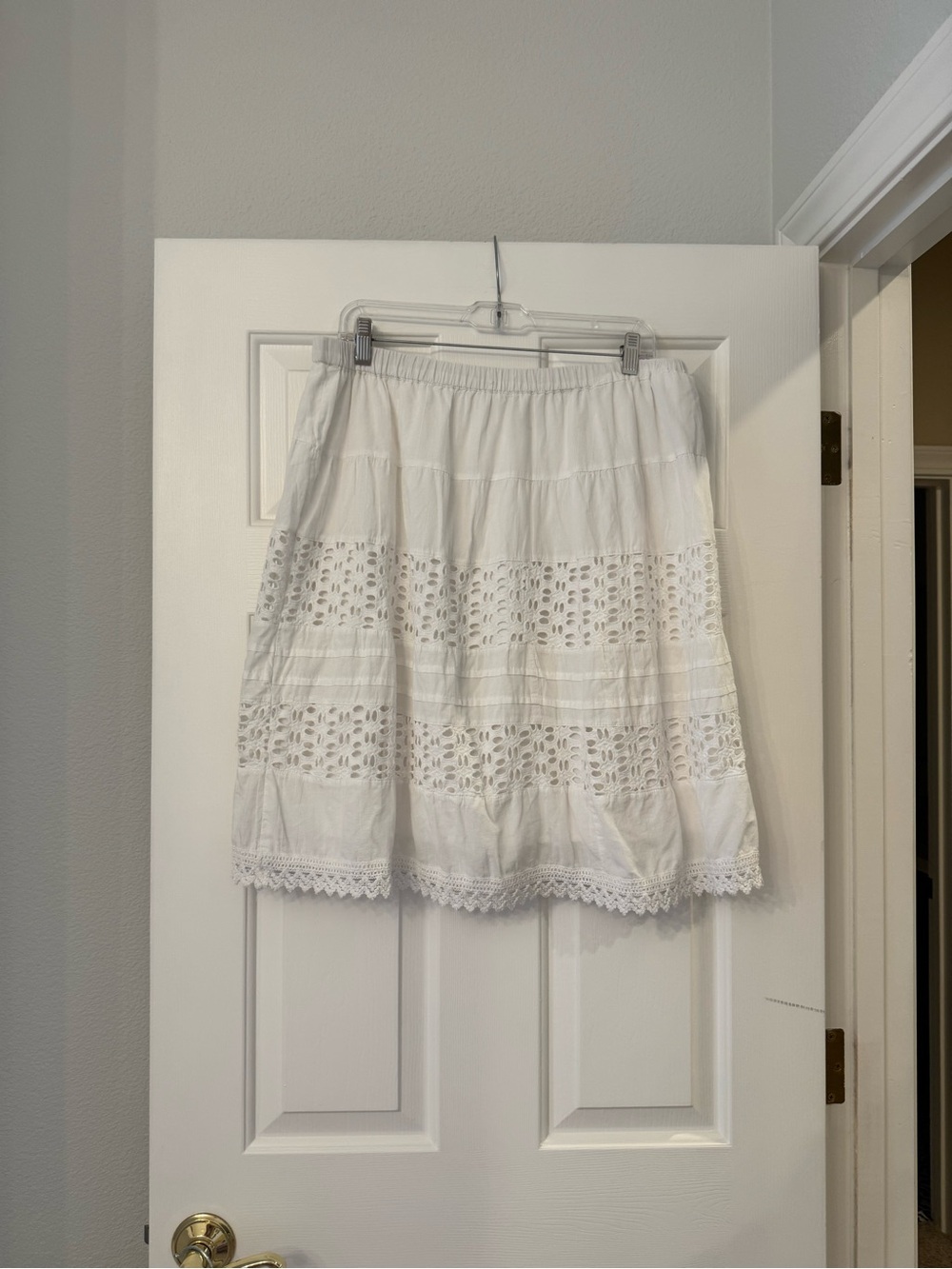 Boho Chic Western Eyelet Skirt